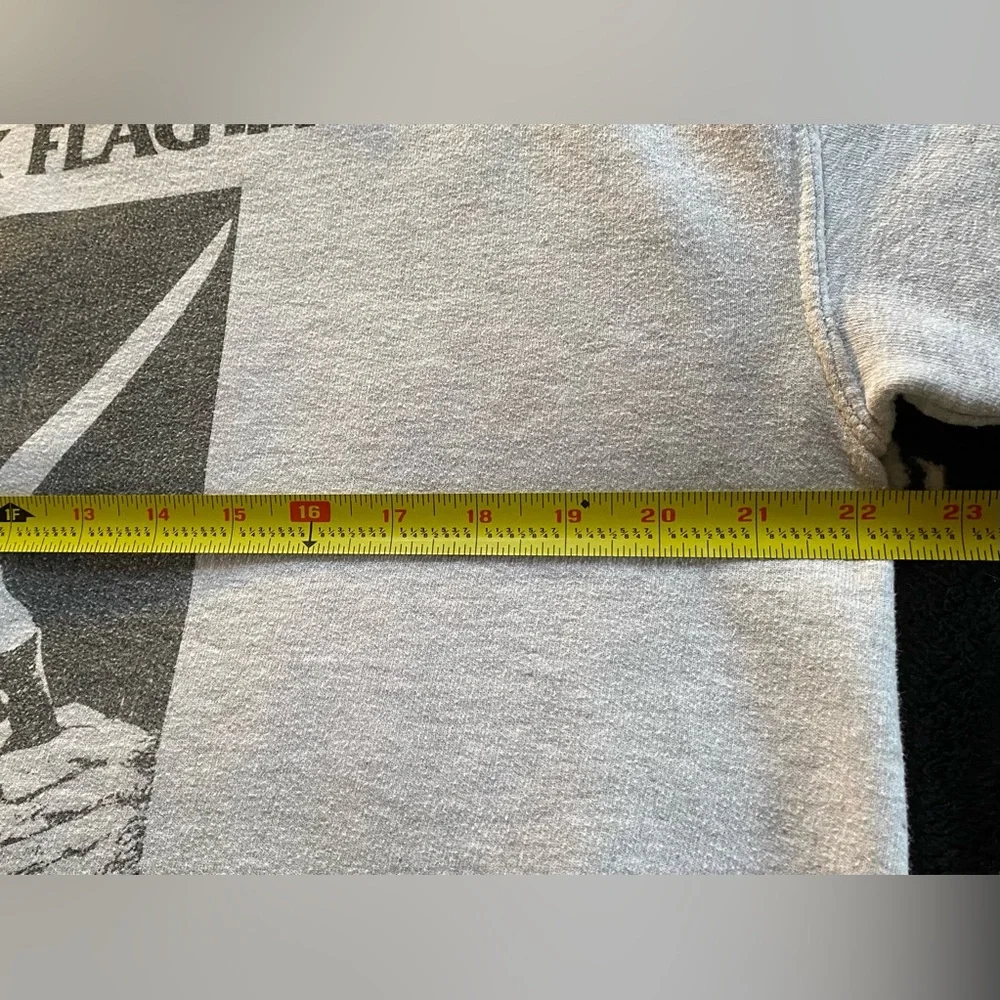 Black Flag Everything Went Black Sweatshirt Gildan M gray - Picture 3 of 5